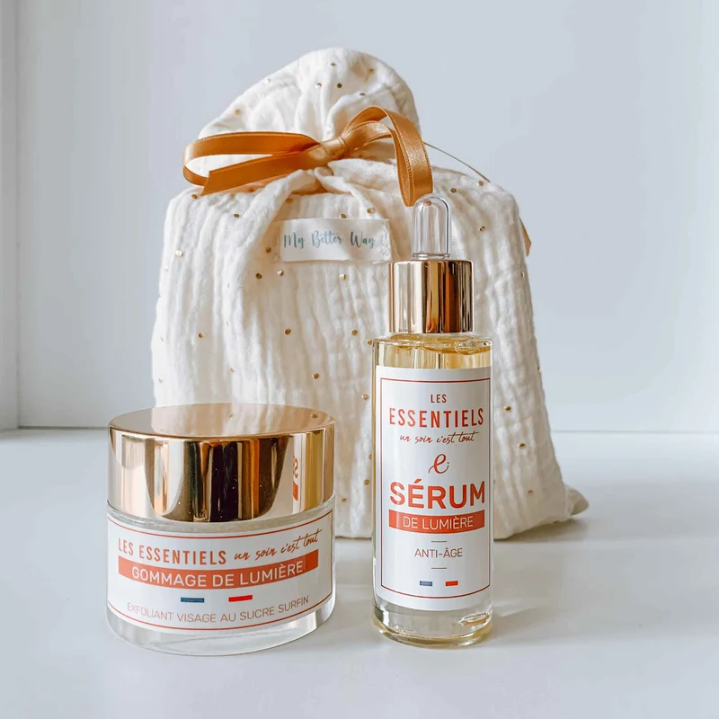 Coffret Gommage et Sérum de lumière