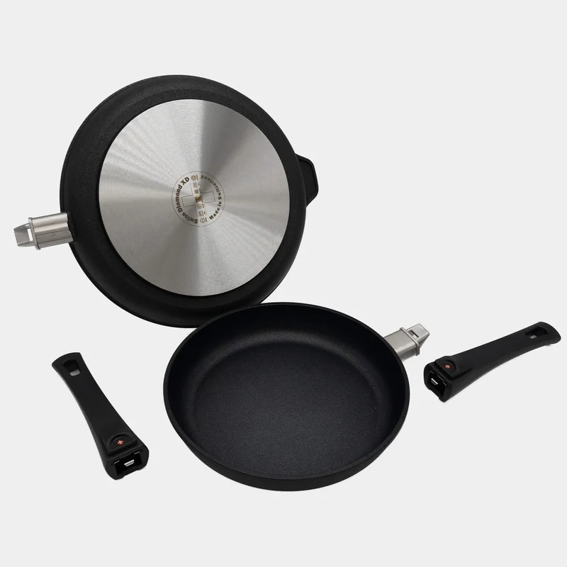 XD Nonstick 2-Piece Set - Duo Fry Pans with Detachable Handle - Induction | Made in Switzerland