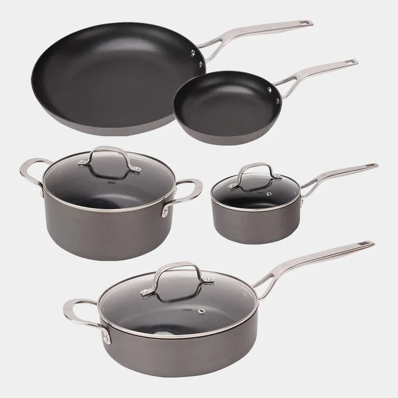 Hard Anodised 8-Piece Set