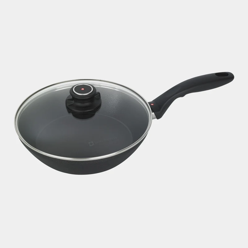 XD Nonstick 10.25" Stir-Fry Pan with Glass Lid | Made in Switzerland
