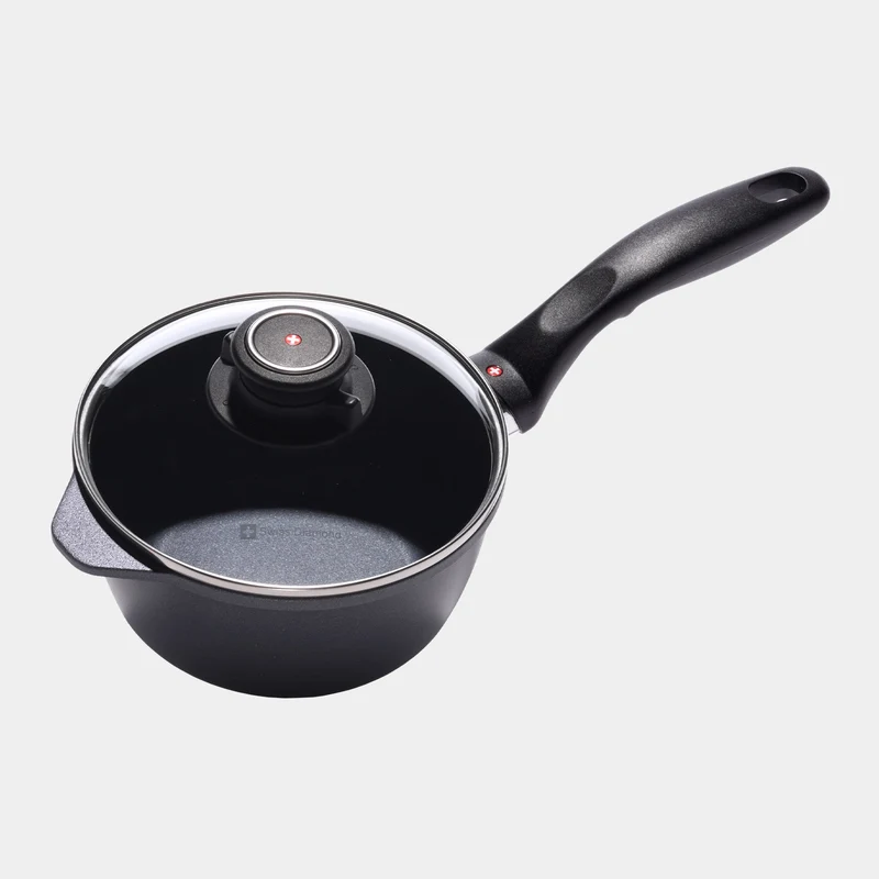HD Nonstick Saucepan with Glass Lid | Made in Switzerland