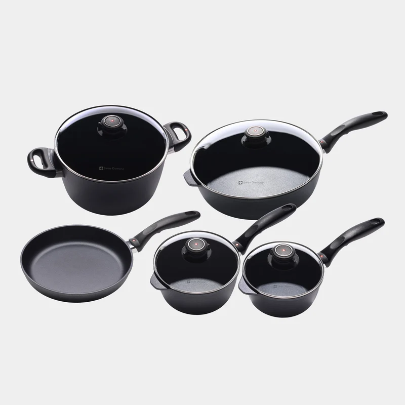 HD Nonstick 9-Piece Set - Italian Cooking Set | Made in Switzerland