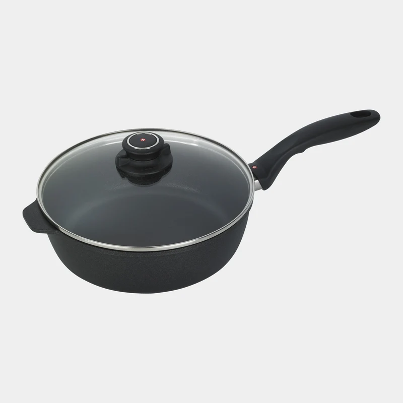 XD Nonstick Saute Pan with Glass Lid | Made in Switzerland
