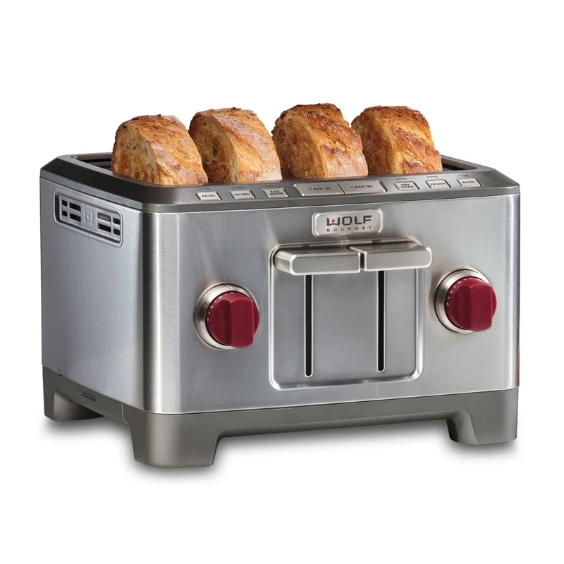 Wolf Tostador de Pan 4 Rebanadas Gourmet (WGTR104S)