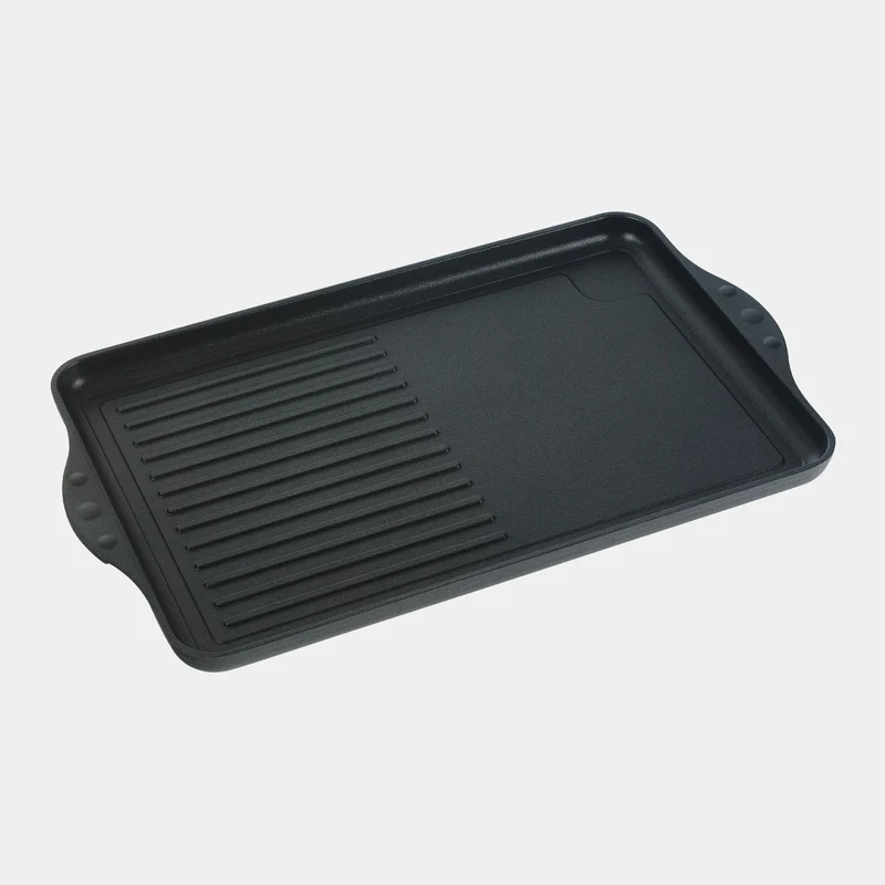 XD Antihaft-Grill-Bratplatte-Kombination, 43 x 28 cm