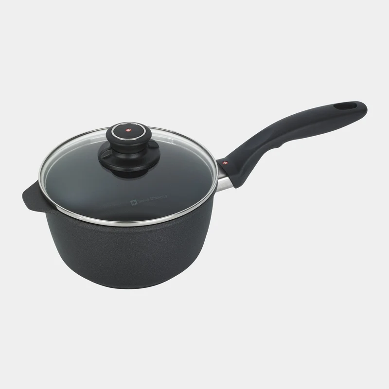 XD Antihaft-Sauciere mit Glasdeckel - Induktion