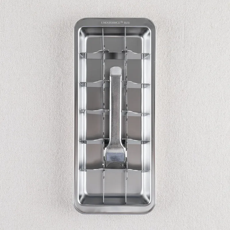 Bac à glaçon éjectable en inox