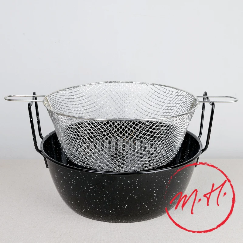 Friteuse en fer émaillé induction