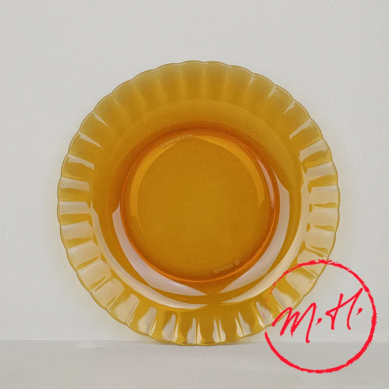 6 Assiettes plates Picardie Duralex - Vermeil