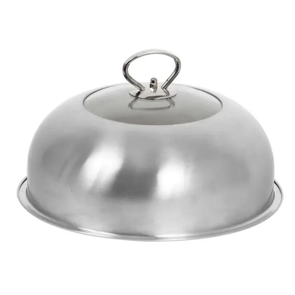 Cloche cuisson vitrée inox
