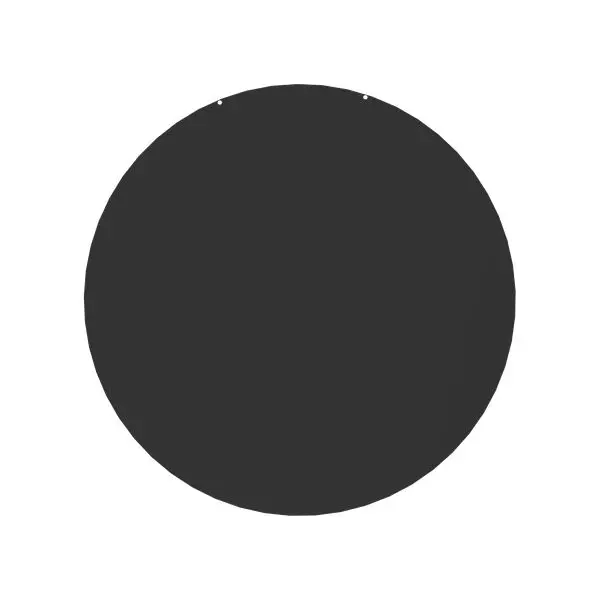 Plaque de sol Ronde Noire D74 cm