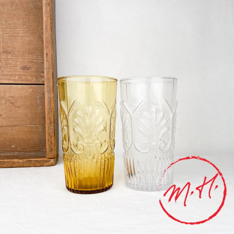 Verre motif Palmes