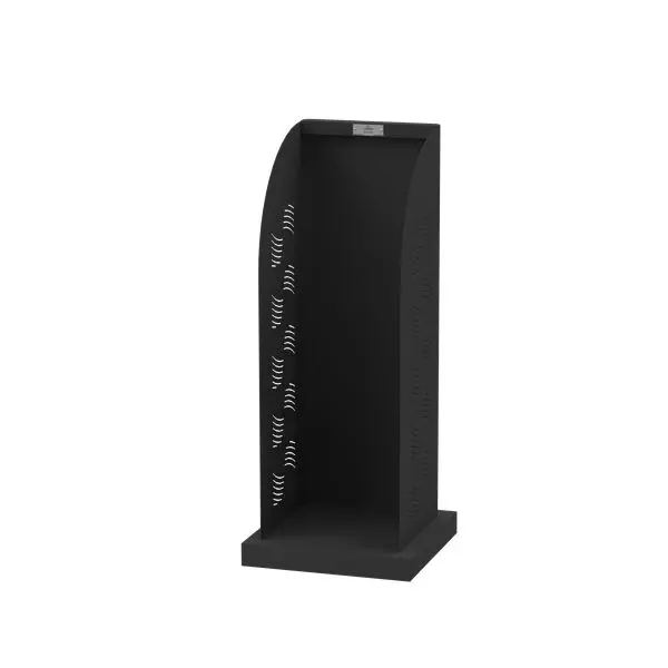 Range-bûches Essentiel Noir 95 cm