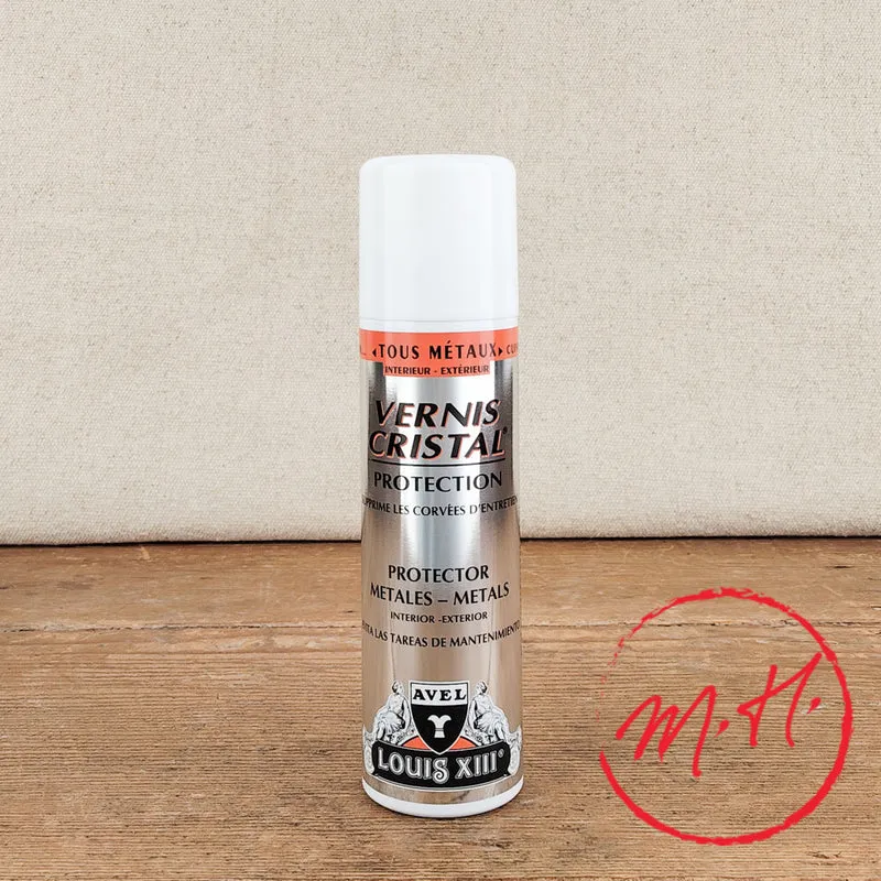 Vernis cristal métaux brillant aérosol