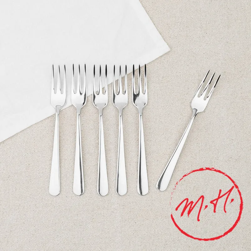 Set de 6 fourchettes à dessert en inox