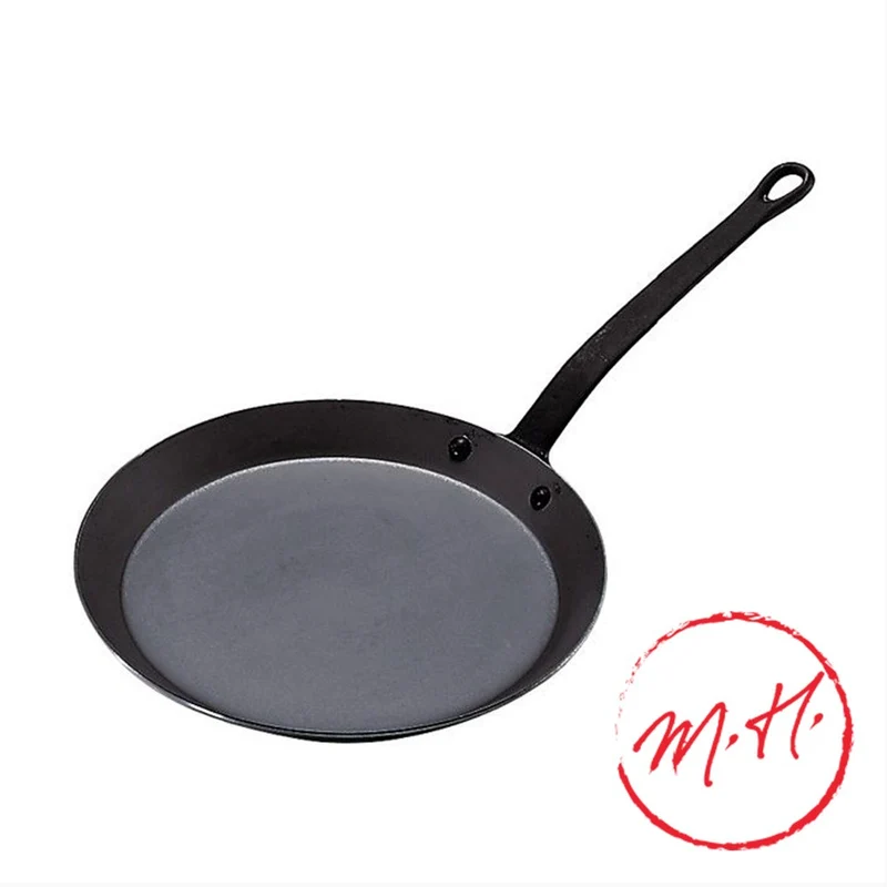 Poêle à crêpes De Buyer tôle bleue