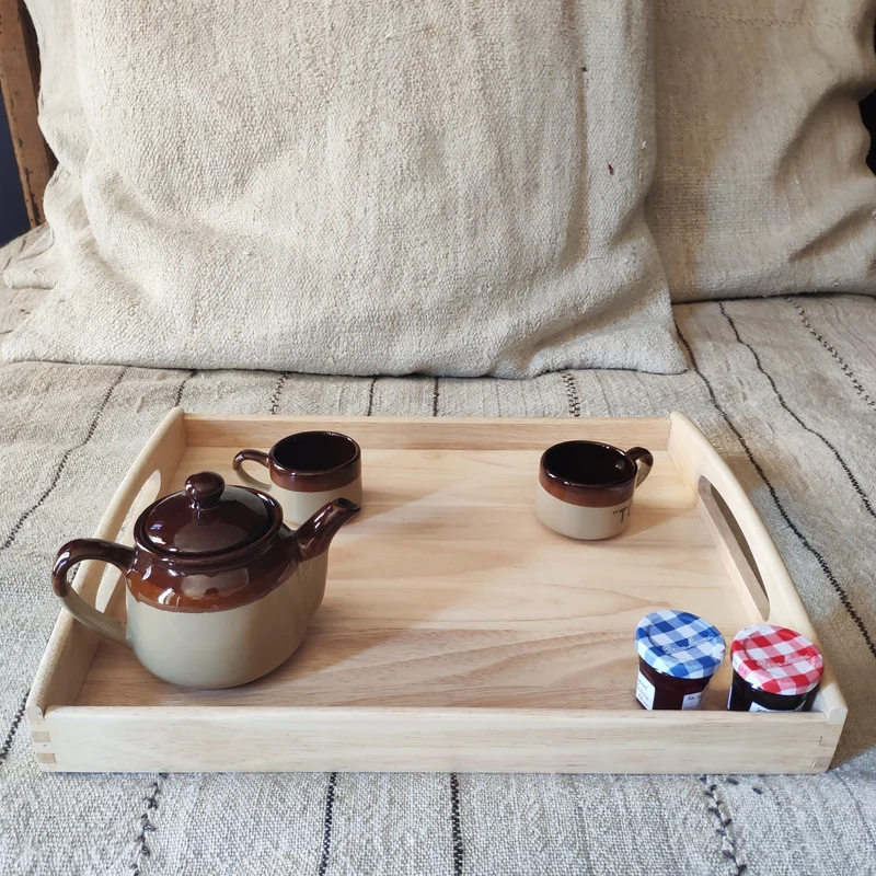 Plateau en bois à poser
