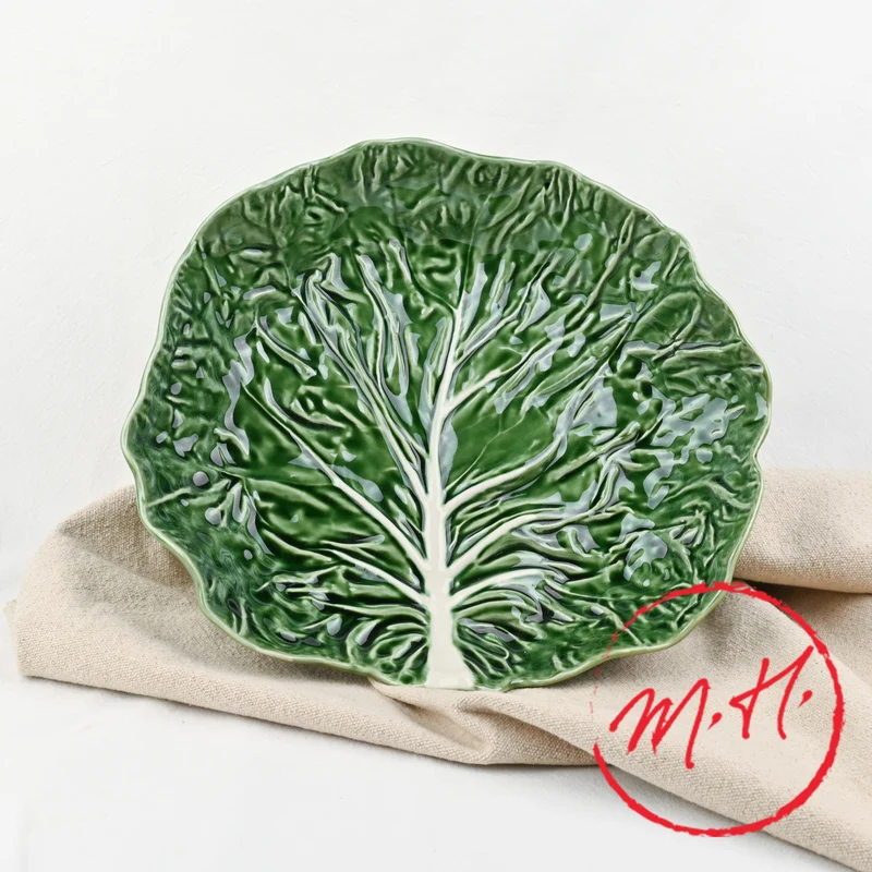 Plat feuille de chou concave