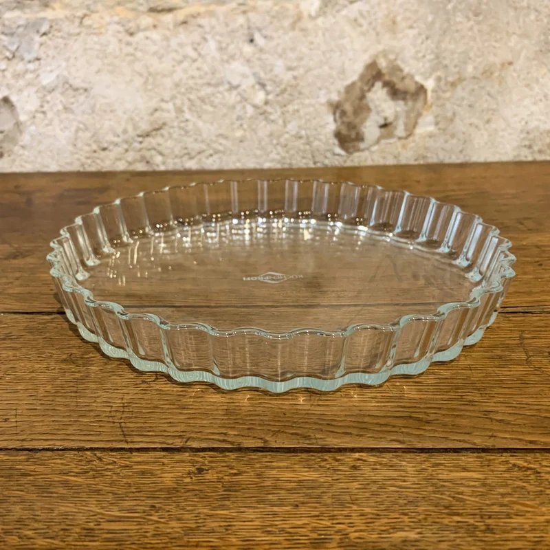 Plat à tarte en verre 28 cm