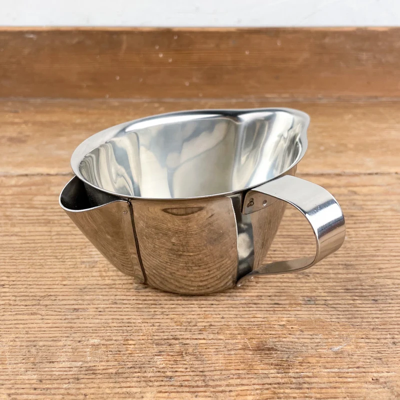 Saucière gras/maigre en inox