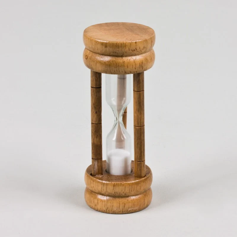 Sablier de cuisine en bois