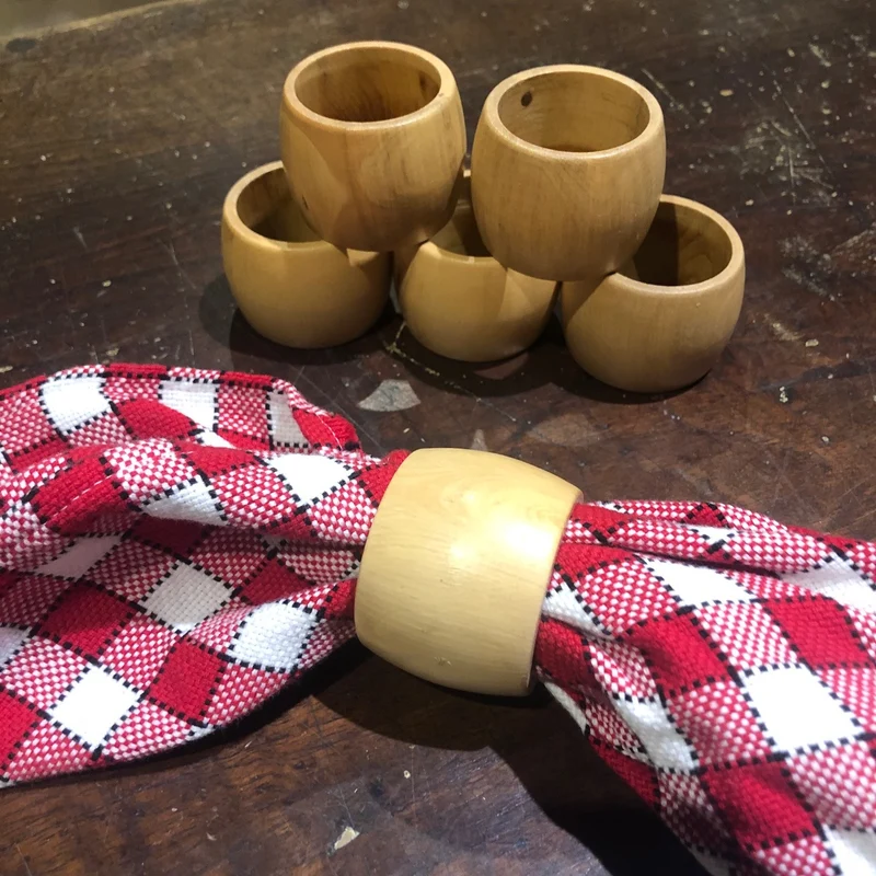 Rond de serviette en buis