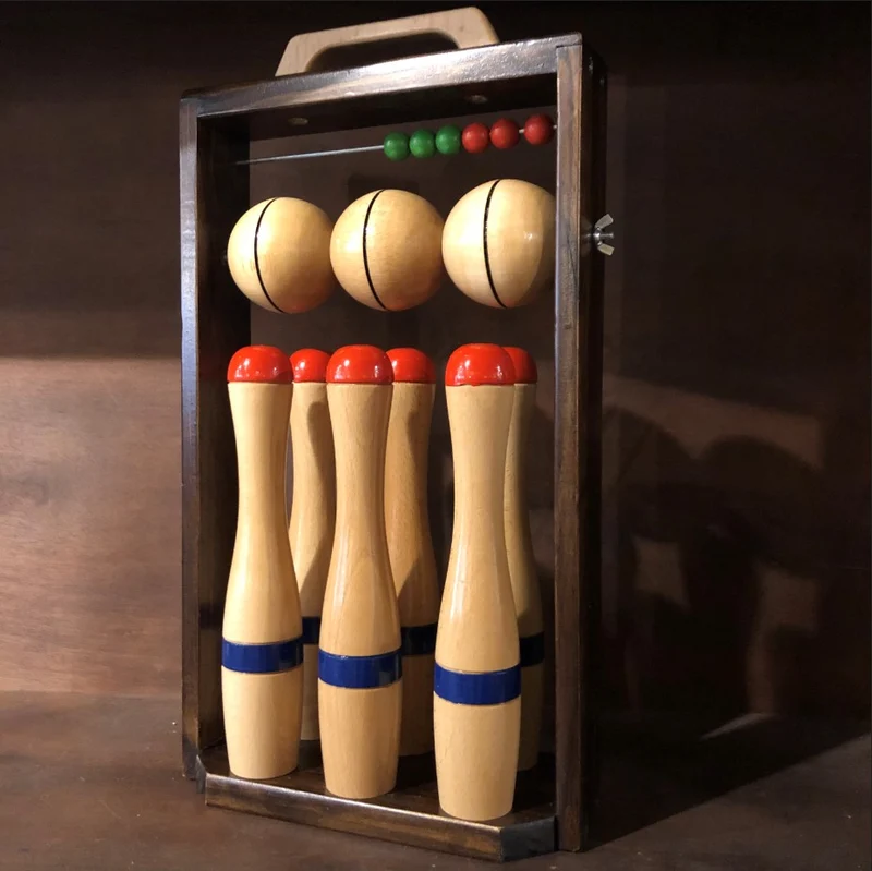 Jeu de quilles en bois