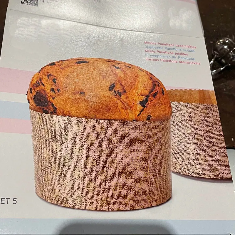 Moule panettone jetable x5