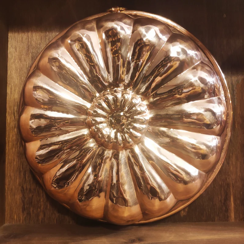 Moule à gâteau en cuivre fleur