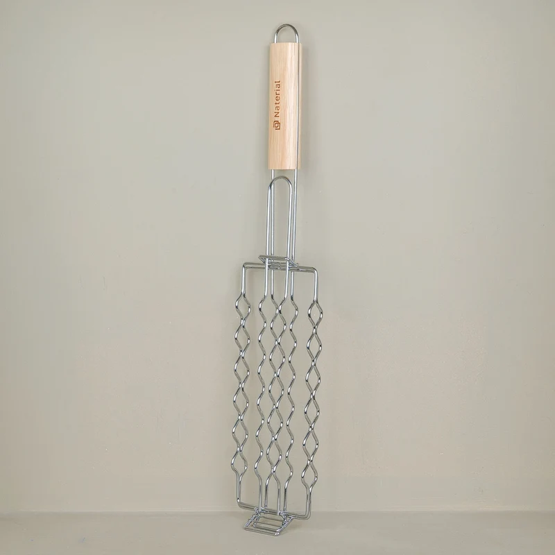 Grille barbecue double 6 saucisses