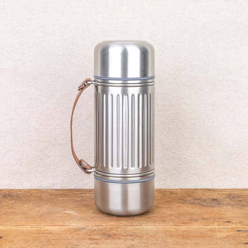 Gourdes thermos deux tasses 1L
