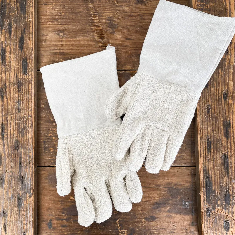 Gants de cuisine en coton éponge