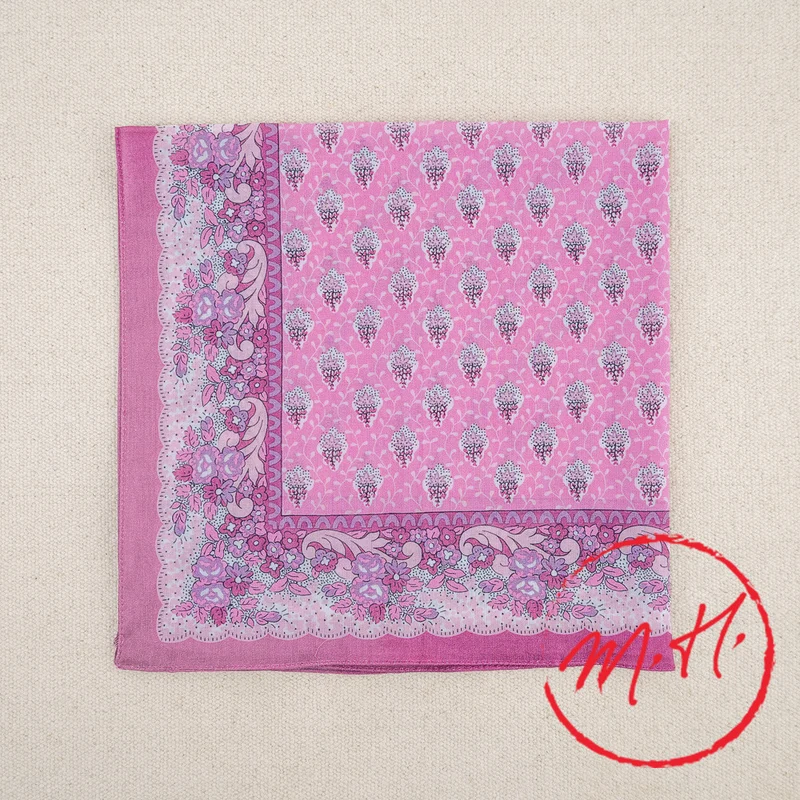 Foulard provençal rose Souleiado