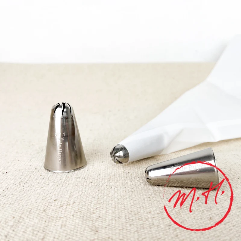 Douille à rose inox pour poche patissière