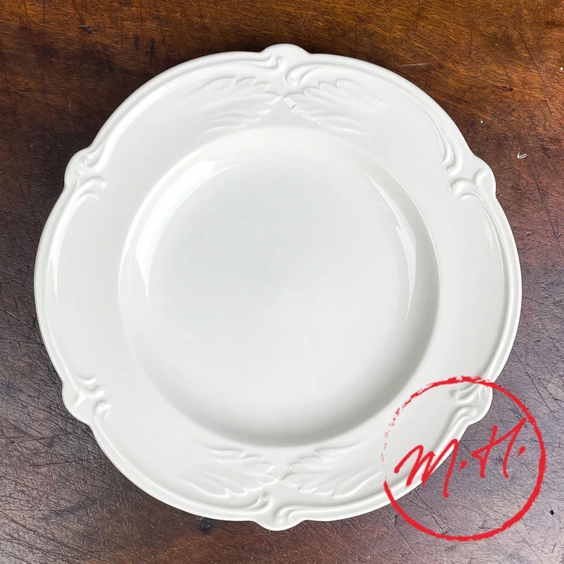 4 assiettes Rocaille Ø 28cm - Gien