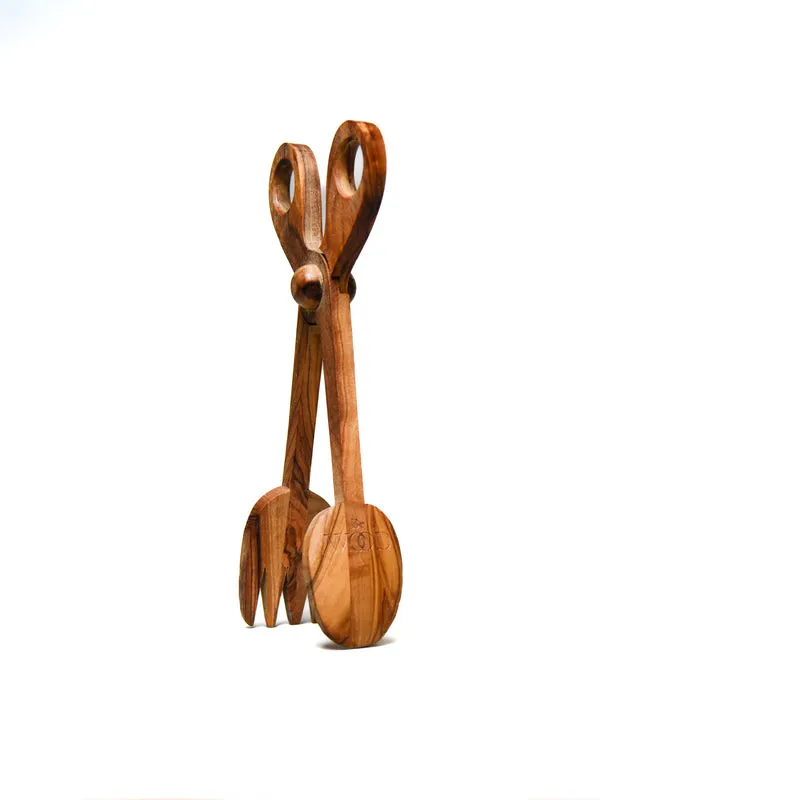 Pinza BBQ Grande in Legno d'Ulivo BeWood