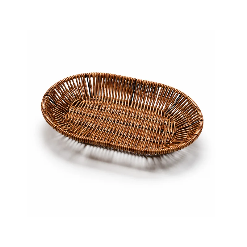 CHEFCO,HT-740, 10“ x6.7" x 1.18"H Oval Woven Storage Basket