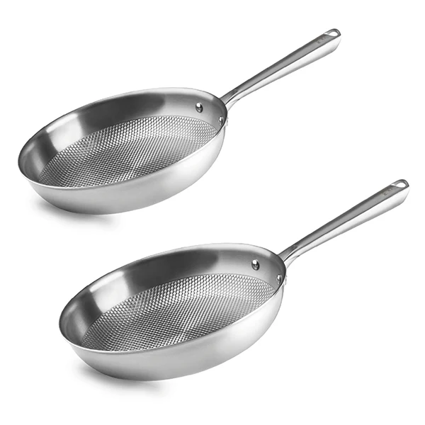 Lot 2 poêles Titanium 24 et 28 cm Lacor
