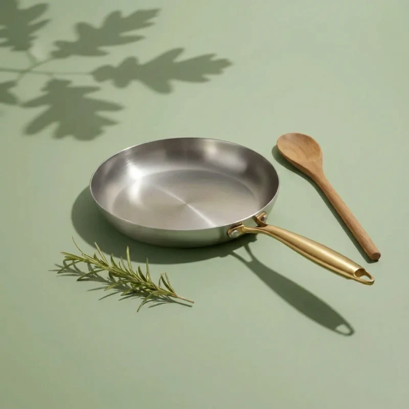 Poêle inox - 22 cm