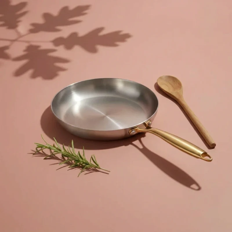 Poêle inox - 24 cm