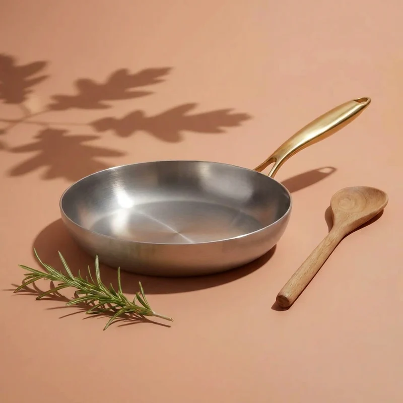 Poêle inox - 26 cm