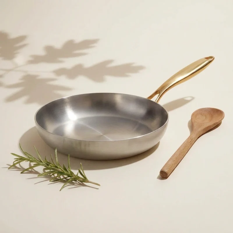 Poêle inox - 30 cm