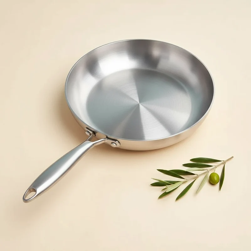 Poêle inox 18/10 - 22 cm