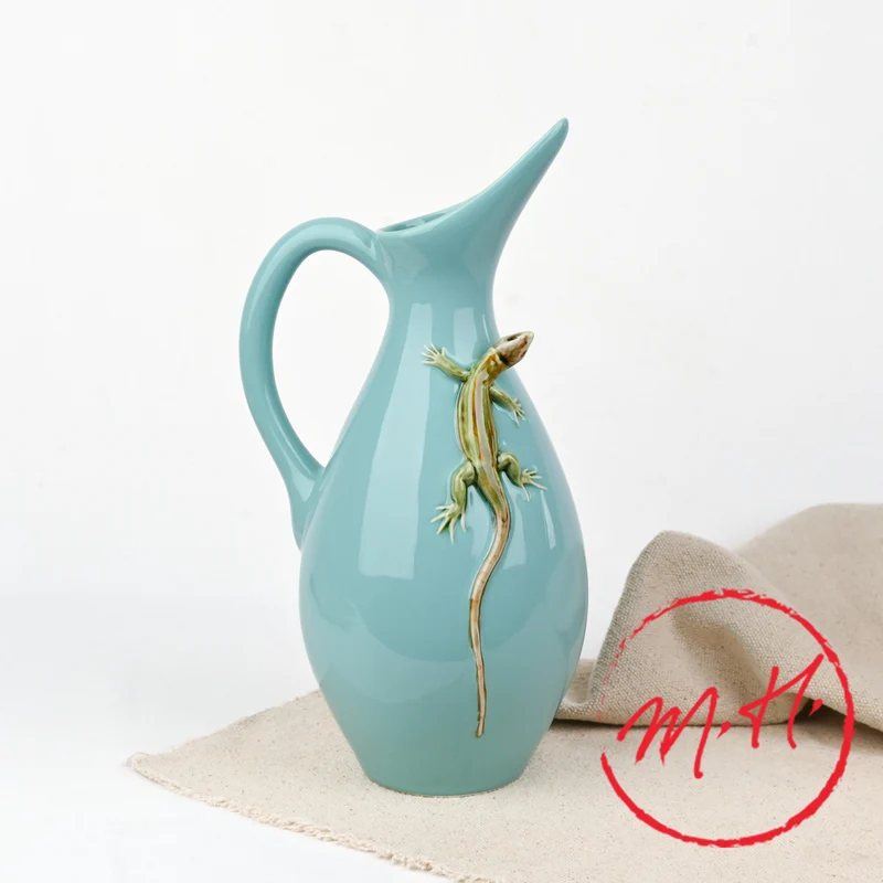 Carafe lézard Bordallo Pinheiro