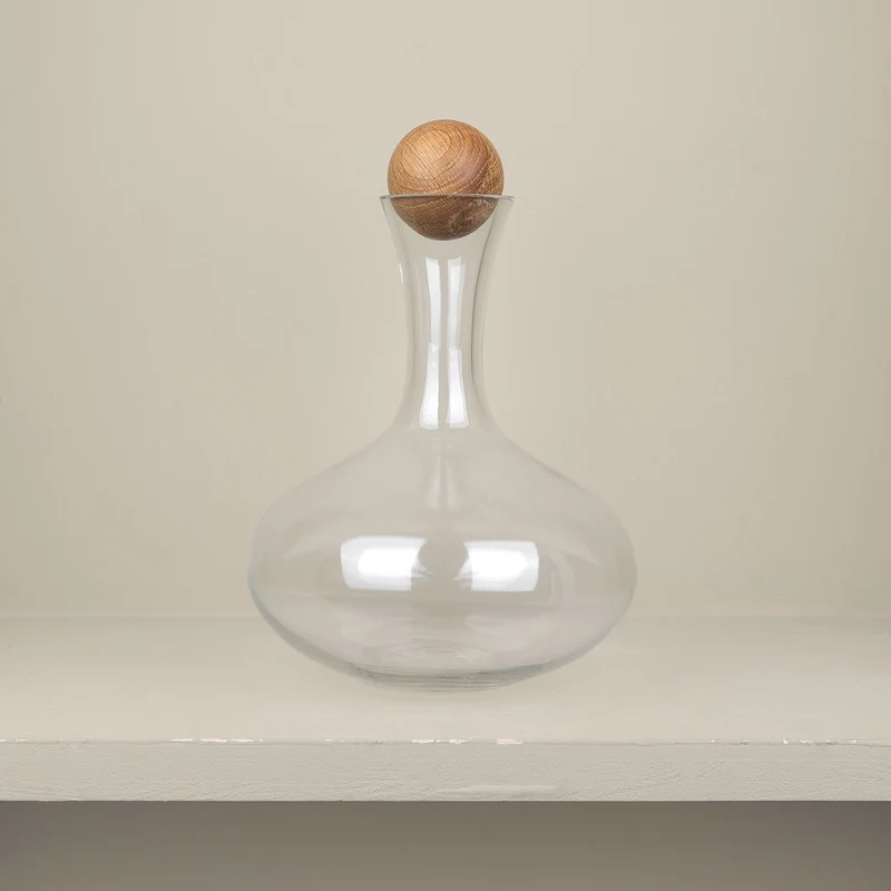 Carafe à vin en verre soufflé