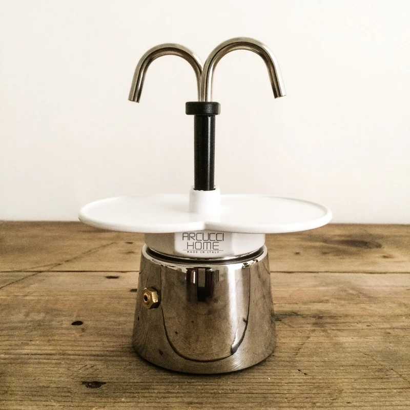 Cafetière italienne percolateur double