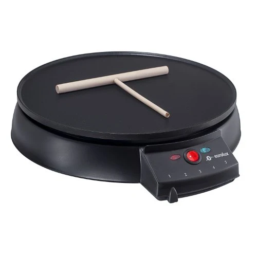 Eurolux Original French Style 12 Inch Electric Griddle and Crepe Maker