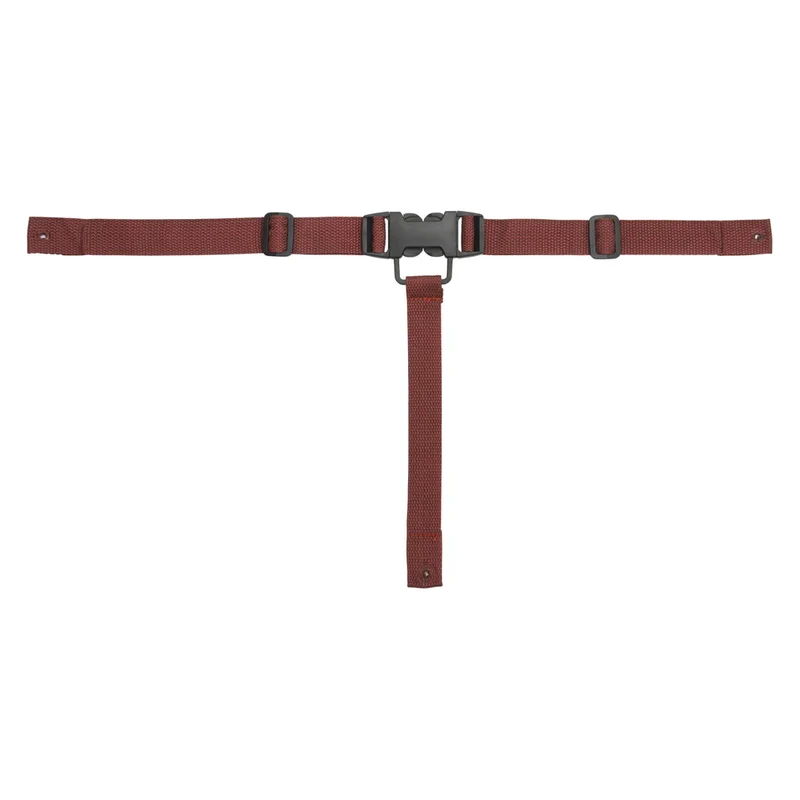 CHH-4 - High Chair Straps, Includes: 2 Pc Seat Belts & 1 Pc Center Strap, Garnet