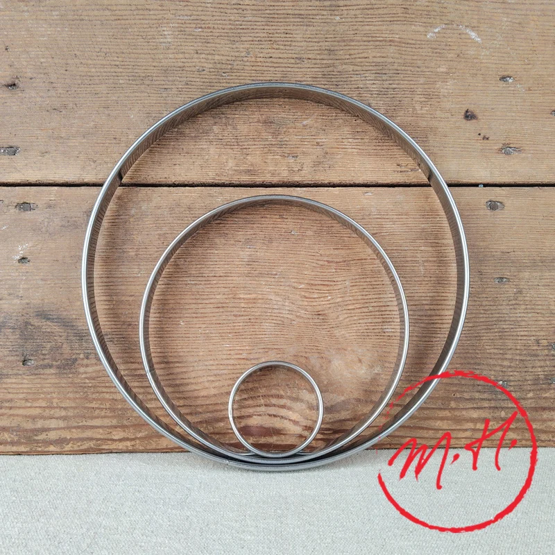 Cercle à tarte en inox