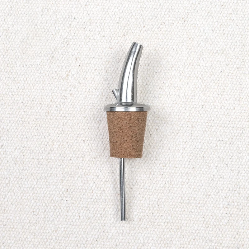 Bouchon verseur en inox et liège